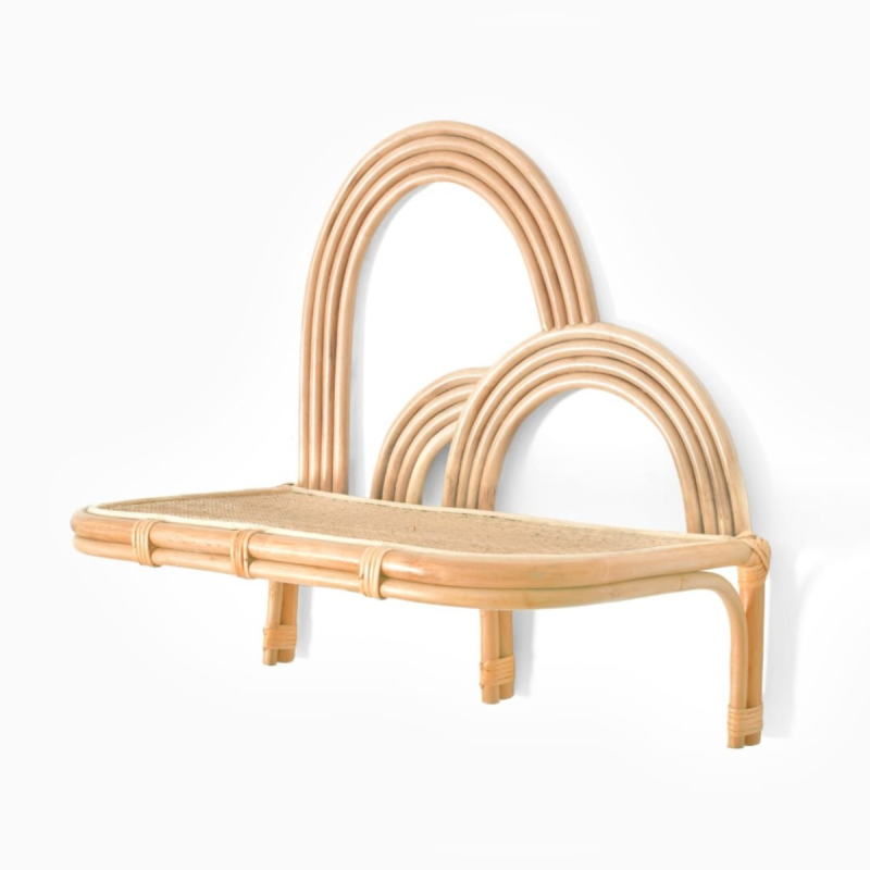 Rotan wandplank kinderkamer